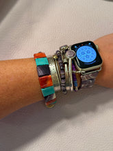 Quahog, turquoise and spiny oyster bracelet