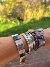 Wampum and mother of pearl bracelet