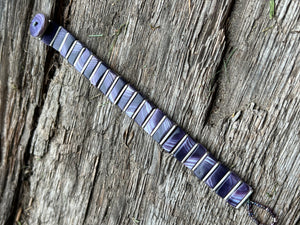 24 tile bracelet with silver