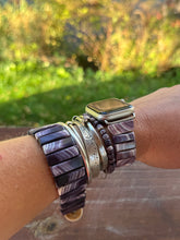 24 tiles wampum bracelet