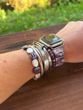 Wampum and pearl bracelet