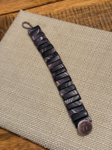 24 tiles wampum bracelet