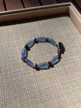 Sea glass tube bracelet