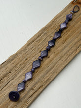 Diamond bead quahog bracelet