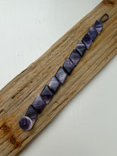 Large diamond tile bracelet