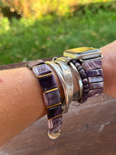 Gold tile bracelet
