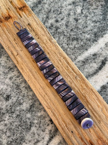 24 tiles wampum bracelet