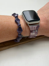 Diamond bead quahog bracelet