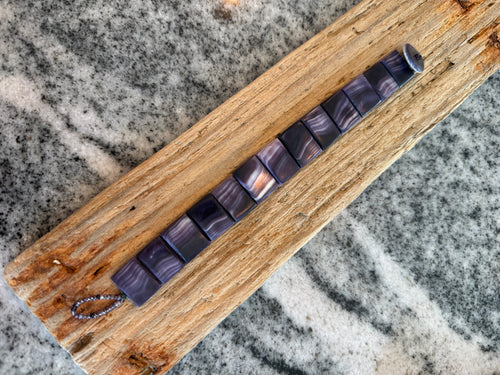 Classic wampum tile bracelet