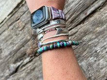 Wampum and turquoise bracelet
