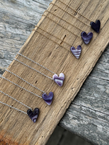 Valentines heart necklace
