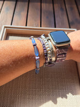 Sea glass tube bracelet