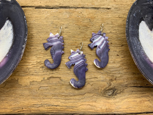 Wampum sea horse
